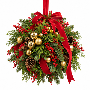 Sat Dec 12 Kissing Ball - Fully Decorated 261212152